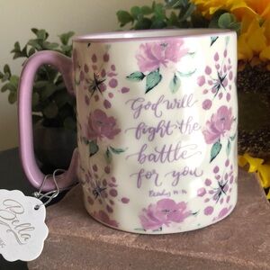 10 Strawberry Street GOD WILL FIGHT THE BATTLE FOR YOU Coffee Mug